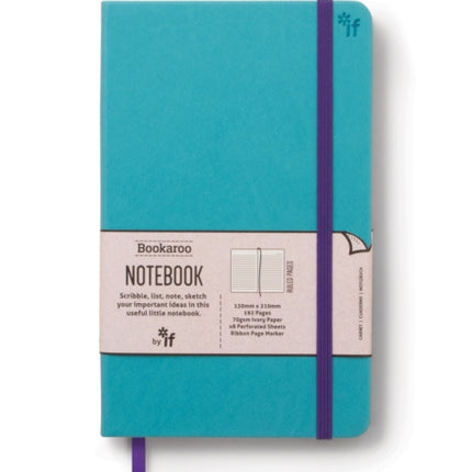 Bookaroo Notebook Journal  Turquoise