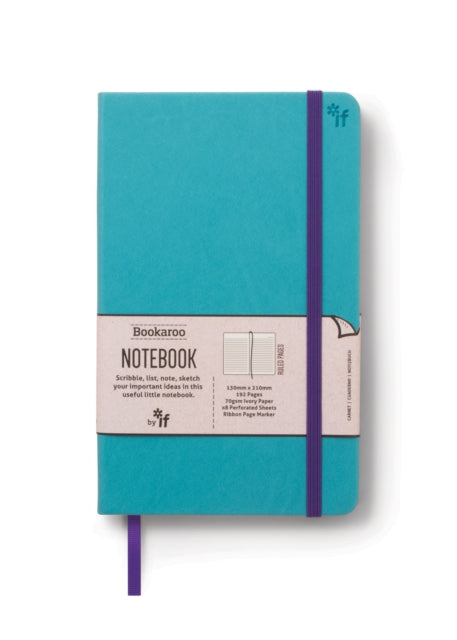 Bookaroo Notebook Journal  Turquoise