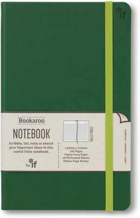 Bookaroo Notebook A5 Journal  Forest Green