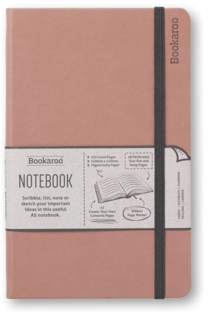 Bookaroo Notebook A5 Journal  Blush