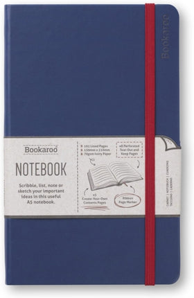 Bookaroo Notebook A5 Journal  Navy