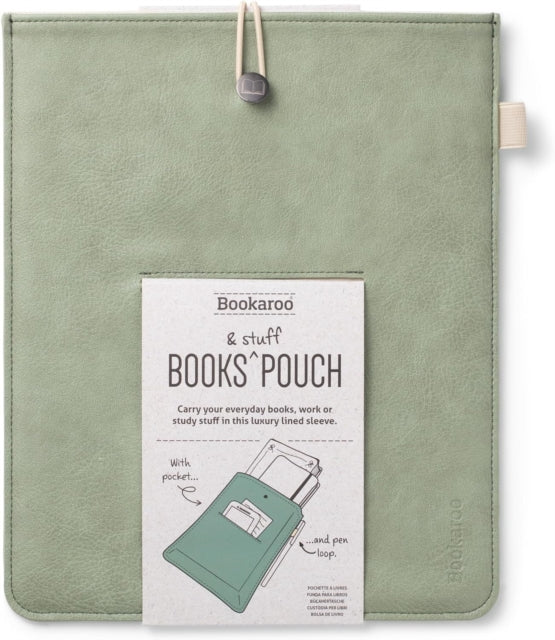 Bookaroo Books  Stuff Pouch  Fern