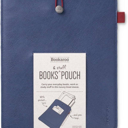Bookaroo Book  Stuff Pouch Navy