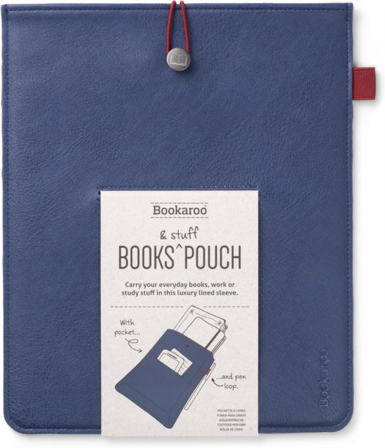 Bookaroo Book  Stuff Pouch Navy