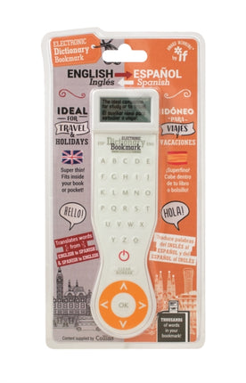 Electronic Dictionary Bookmark Travel Edition  SpanishEnglish