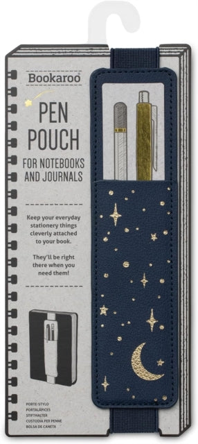 Bookaroo Moon  Stars Pen Pouch