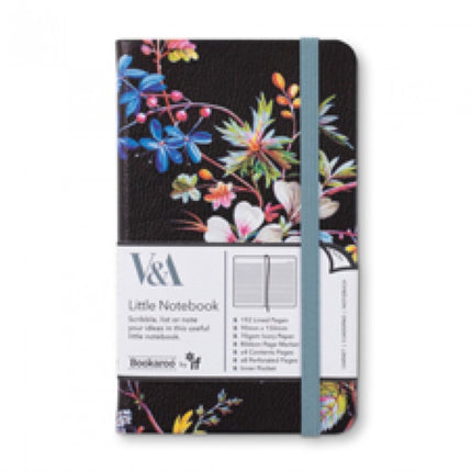 IF V  A Bookaroo Journal A6 Kilburn Black Floral One size