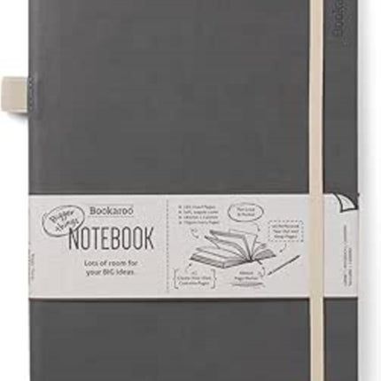 Bookaroo Bigger Things Notebook Journal  Charcoal