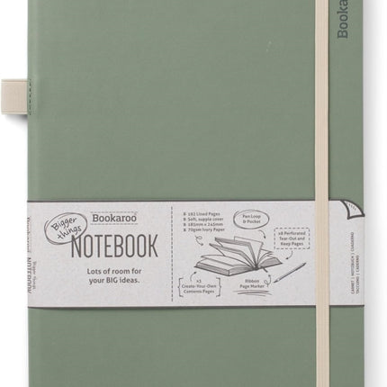 Bookaroo Bigger Things Notebook Journal  Fern