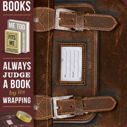 Gift Wrap for Books  Leather Satchel