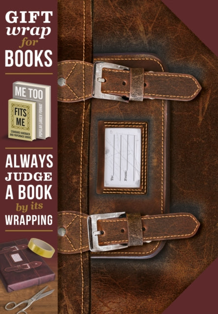 Gift Wrap for Books  Leather Satchel