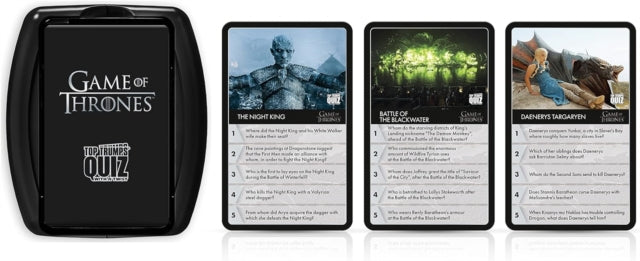 Game of Thrones Top Trumps Quiz Card Game