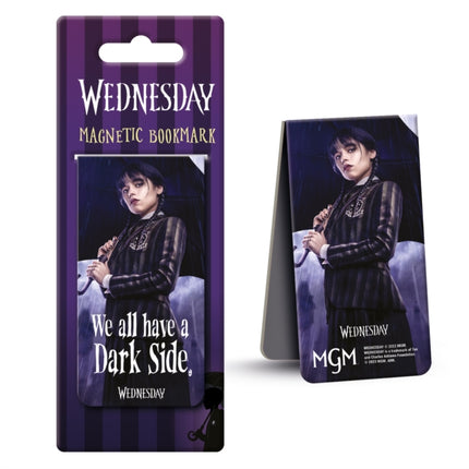 Wednesday Dark Side Magnetic Bookmark