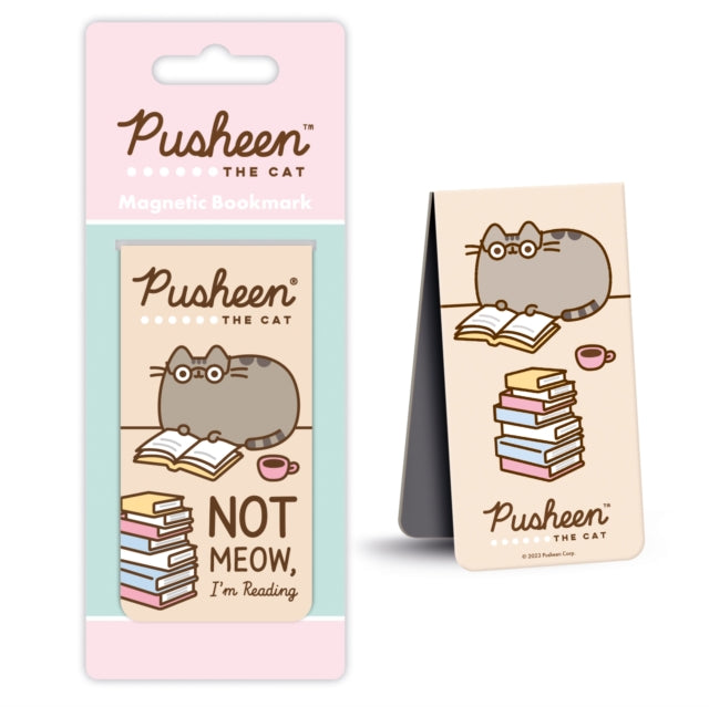 Pusheen Not Meow Im Reading Magnetic Bookmark