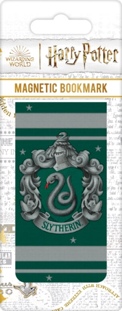 Harry Potter Colourful Crest Slytherin Magnetic Bookmark