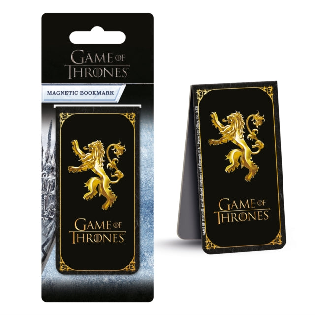 Game Of Thrones Lannister Insignia Magnetic Bookmark