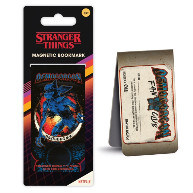 Stranger Things Demogorgon Fanclub Magnetic Bookmark