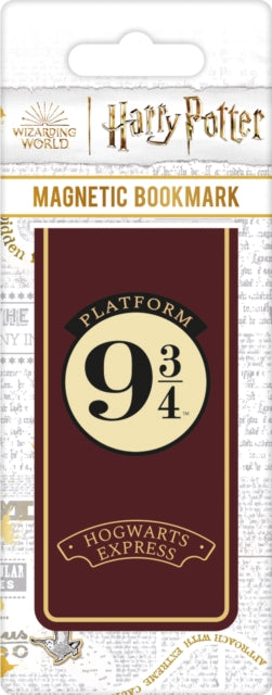 Harry Potter Platform 9  34 Magnetic Bookmark