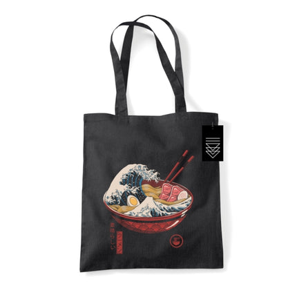 Vincent Trinidad The Great Ramen Wave Tote Bag