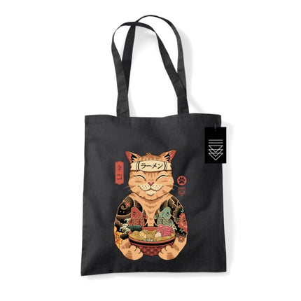 Vincent Trinidad Catana Ramen Black Tote Bag