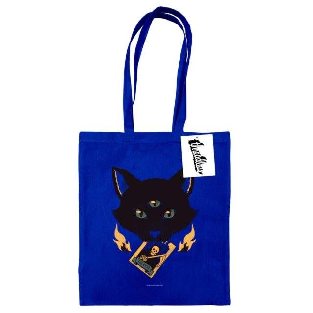 Tobe Fonseca Cat Tarot Death Blue Tote Bag