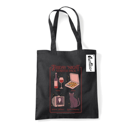 Thiago Correa Friday Night Black Tote Bag