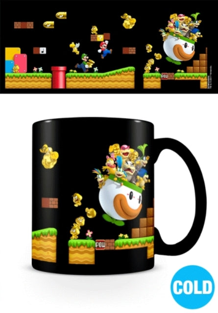 Super Mario Gold Coin Rush 11oz315ml Heat Change Mug