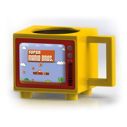 Super Mario Bros Like A Boss Retro Tv Heat Change Mug