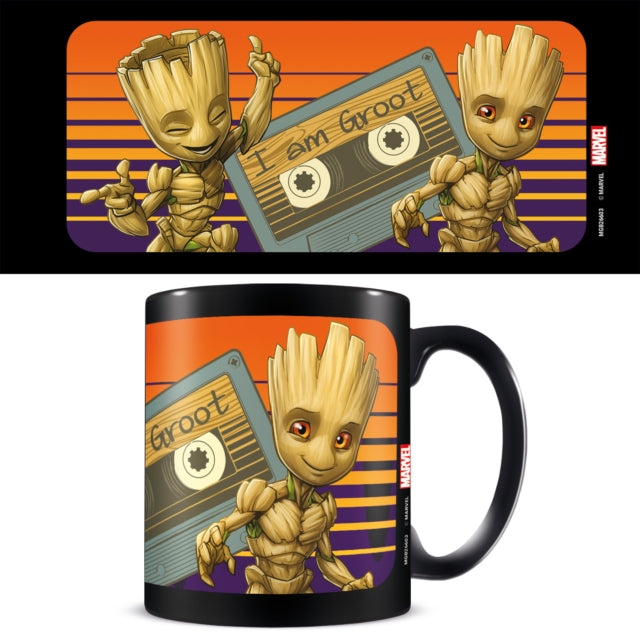 Guardians of the Galaxy Groot Sunset 11oz315ml Black Mug