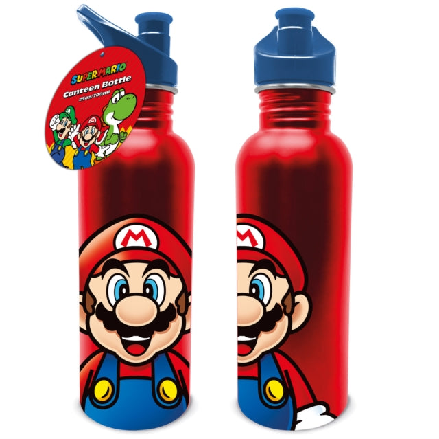 Super Mario Mario Metal 25oz700ml Metal Canteen Drinks Bottle