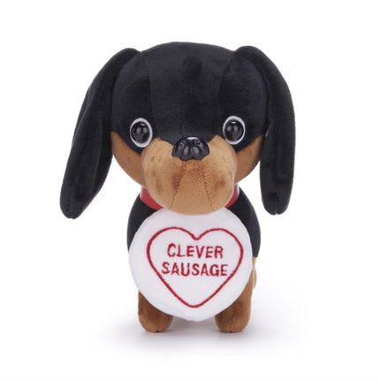 Love Hearts 7 Clever Sausage Dog Plush Gift