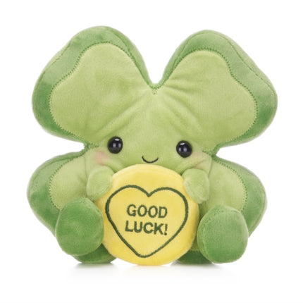 Love Hearts 7 Good Luck Clover Plush Gift
