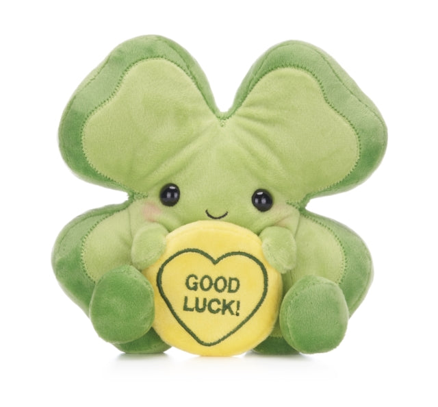 Love Hearts 7 Good Luck Clover Plush Gift