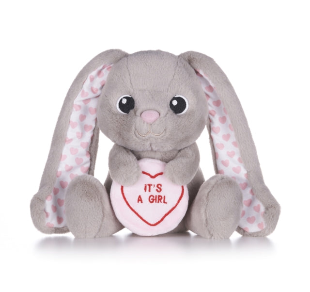Love Hearts 7 Baby Girl Bunny Plush Gift