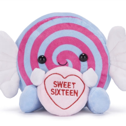 Love Hearts 7 Sweet 16Th Birthday Plush Gift
