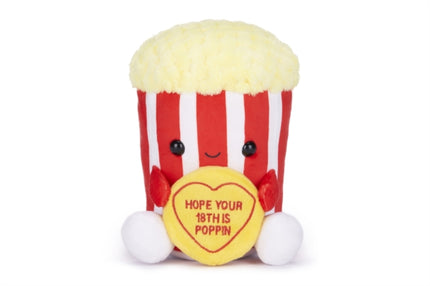 Love Hearts 7 Poppin 18Th Birthday Plush Gift