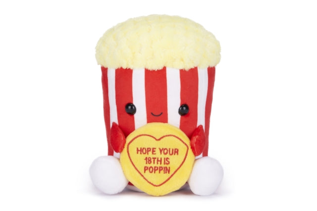 Love Hearts 7 Poppin 18Th Birthday Plush Gift