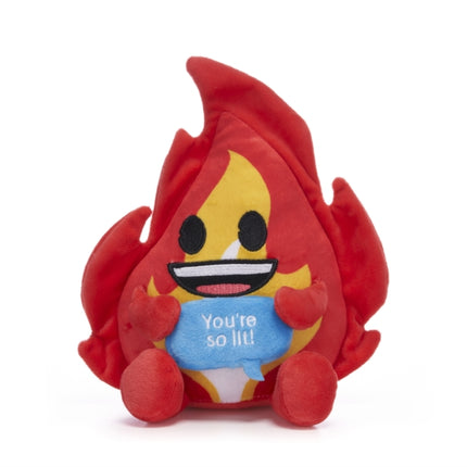 7 Flame Emoji Plush Gift