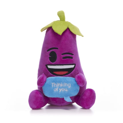 7 Aubergine Emoji Plush Gift