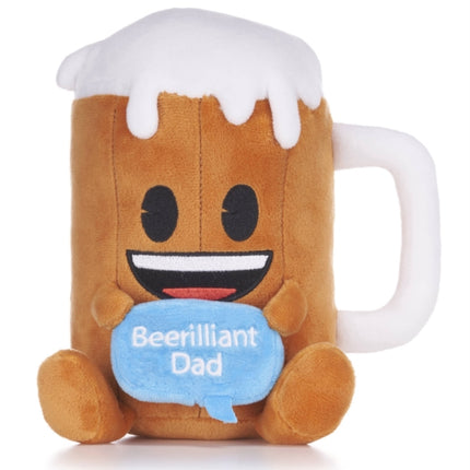 8 Emoji BeerIlliant Dad Plush Gift