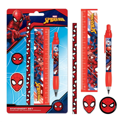 SpiderMan Web Strike Stationery Set