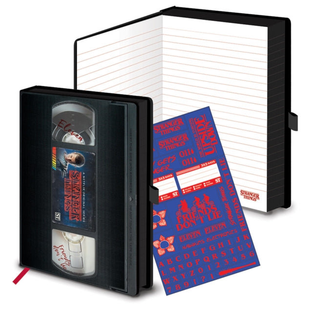 Stranger Things Vhs Season One A5 Premium Notebook