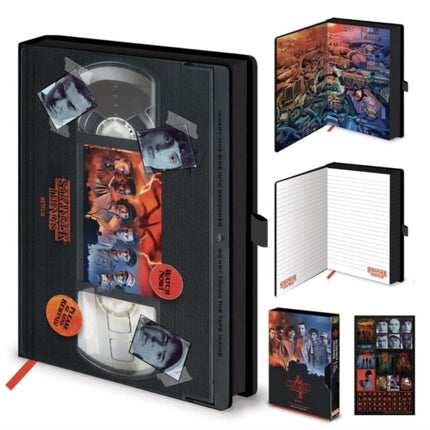 Stranger Things 4 VHS A5 Premium Notebook