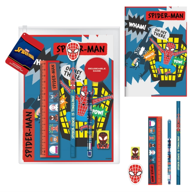 SpiderMan Sketch Exercise Book Stationery Set