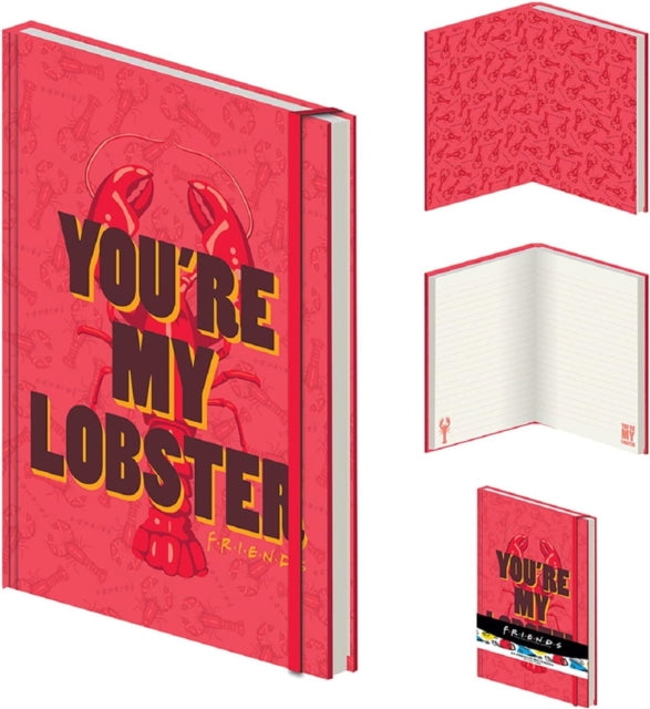 Friends Youre My Lobster A5 Premium Notebook