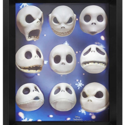 Nightmare Before Christmas Jack Expressions  Framed