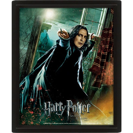 Harry Potter Deathly Hallows Snape  Framed