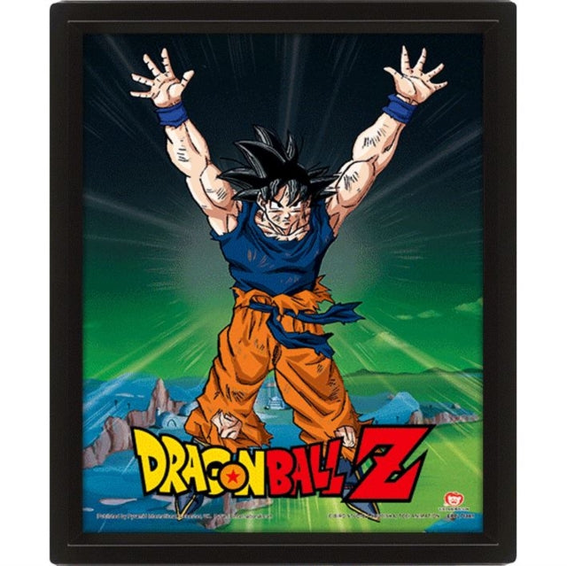 Dragon Ball Z Power Levels Increased  Framed