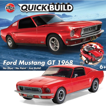 Airfix QUICKBUILD  FORD MUSTANG GT 1968 Model Toy