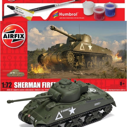 Airfix STARTER SET  SHERMAN FIREFLY Model Toy